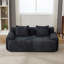 Causeuse de canapé moderne et modulaire, nuage confortable capitonné 2 places avec 2 coussins, canapé de conversion désossé-916186357