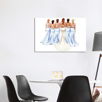 «Bridesmaids» par Elza Fouche, impression sur toile tendue
