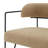 18.5 " H Upholstered Steel Armchair