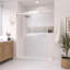 Porte de douche coulissante double sans cadre CatalystFP 56-61 po L x 76 po H, noir mat, verre clair 3/8 po-132934450-112003524