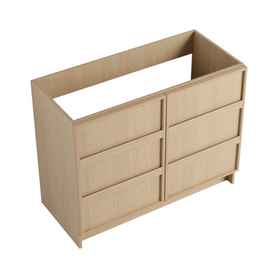 42" Freestanding Bathroom Vanity and 2 Soft-Close Cabinet Doors