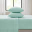 Ensemble de draps 4 pièces turquoise-126579767