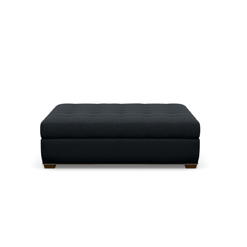 Baxter Square Ottoman, Big Sur, Grande 120935