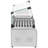18 Hot Dog 7 Roller Electric Grill Cooker Machine Bun Warmer Cover 1200W in 