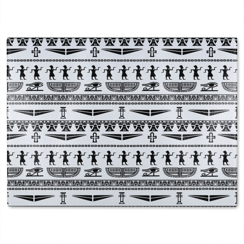 Tribal Egyptian Art Glass Chopping Board