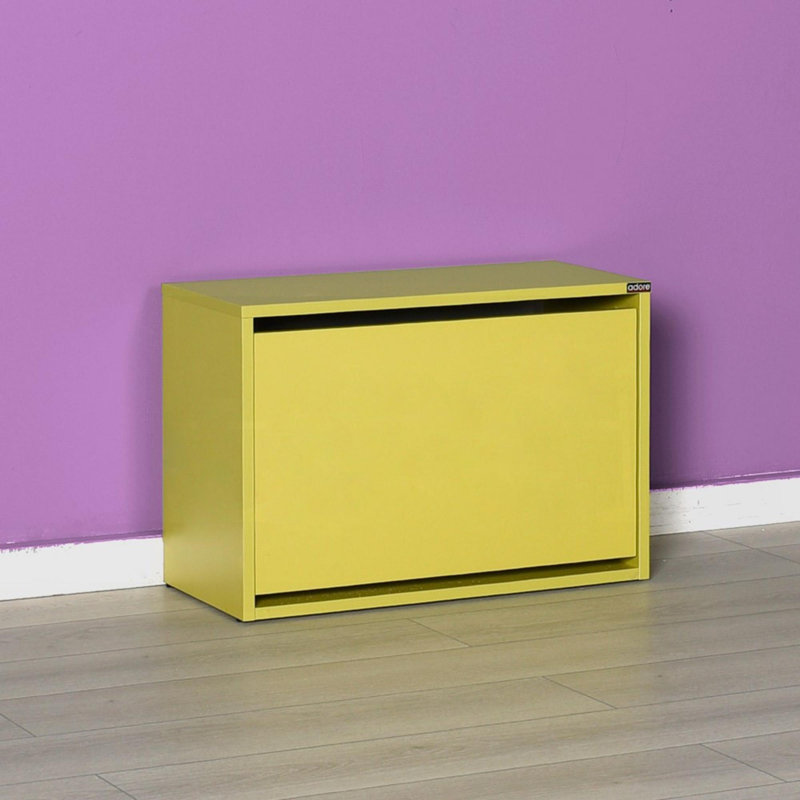 Baneen 8 Pair Shoe Storage Cabinet, Green