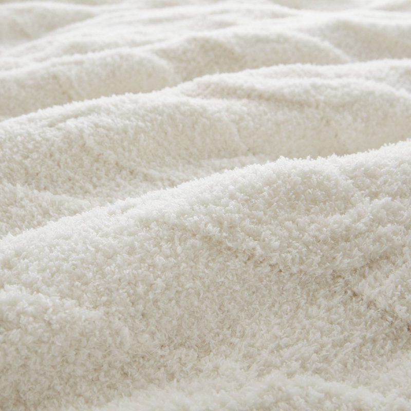 Ensembles de literie en chenille de luxe, édredon très grand, tricot gaufré classique pour la maison