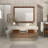 Solid Wood Frame Rectangle Mirror-965794035