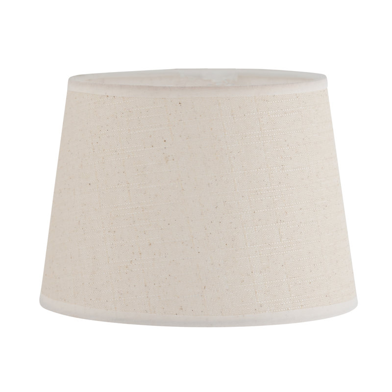 Aria 19.5cm H Linen Drum Lamp Shade ( Uno ) in Cream