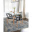 Tapis bleu Contemporary Hitchens-920039685