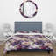 Ensemble de housse de couette floral - motif tropical oasis d'orchidées-1665948229