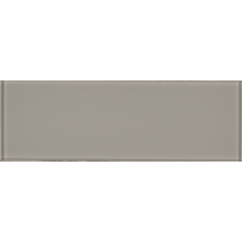 Rivella Subway 4 in. x 12 in. Glossy Glass Wall Tile, Cortaro