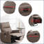 Fauteuil inclinable pivotant en similicuir Ijahnae-1430215567-1436806407