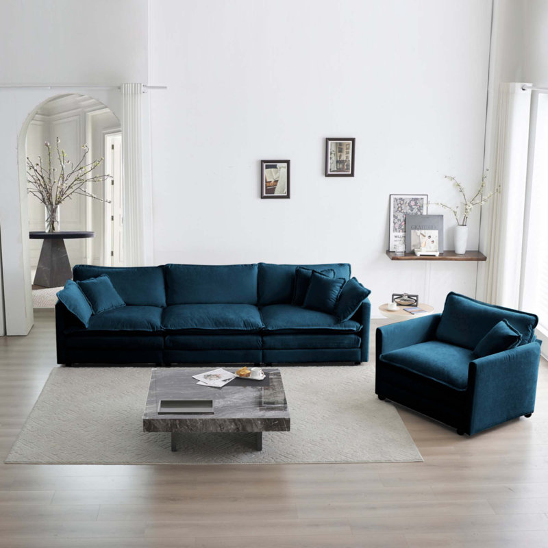 2-Piece Upholstered Sofa