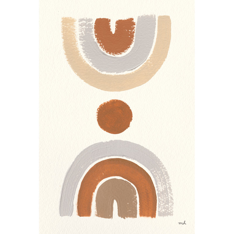 «Desert Rainbows II» par Moira Hershey, reproduction d'art sur toile tendue, H 36 po x l 24 po