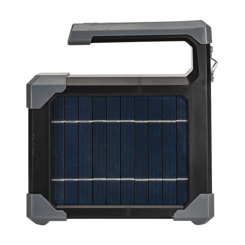 Solar Emergency Flashlight and Camping Lantern with USB Charging Port 