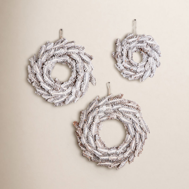 Frosted Pinecone Wreaths