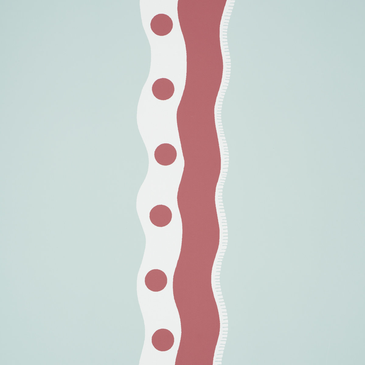 Rousseau Wallpaper Roll, Rouge/Sky