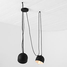 Allan 2 - Light Cluster Pendant, Black