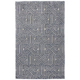 Halloran Geometric Indigo Area Rug