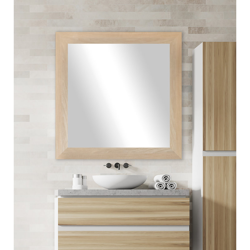 Bahena Flat Wall Mirror, 32.5" x 32.5"