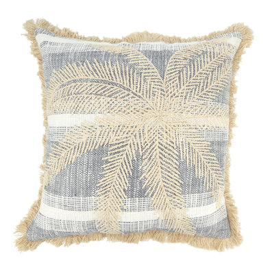 Marcia Collection Embroidered Cotton Pillow Cover