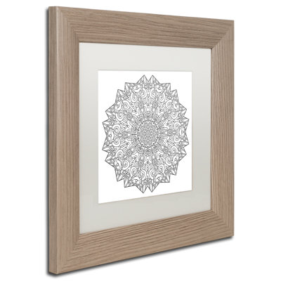 «Calming Mandala», impression sur toile encadrée