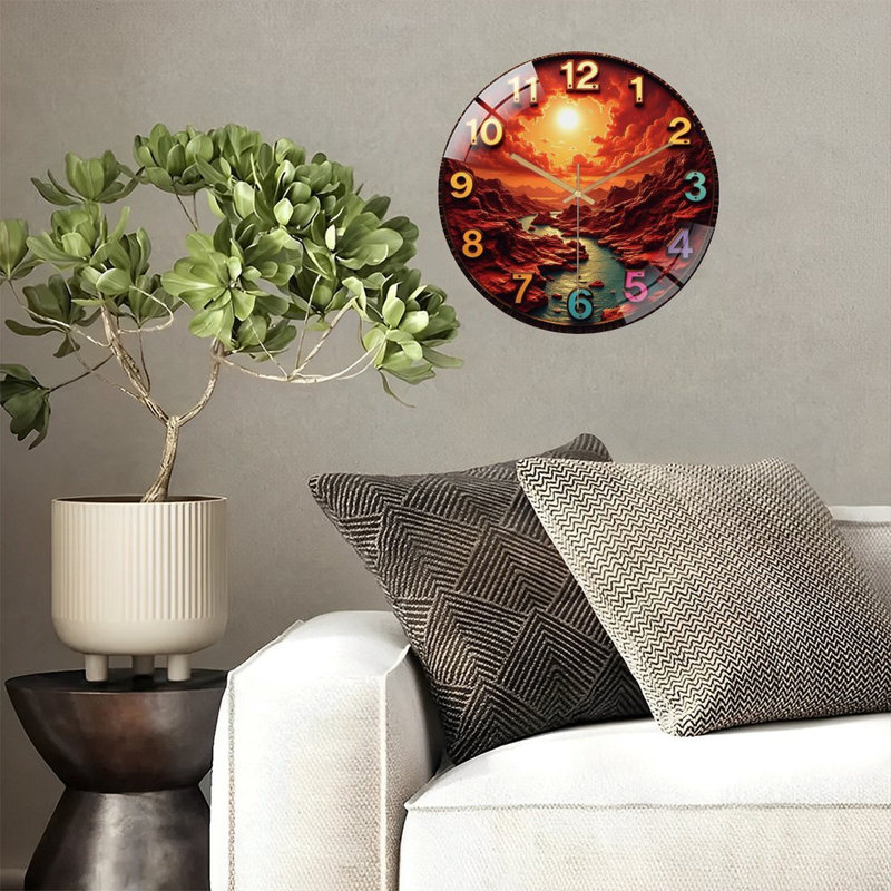 Horloge murale 12 po