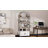 Rone Gold Bookshelf Arched Bookcase With Doors Hidden Storage Luxury Sideboard-855961231