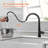 HOOSENG Pull Down Touchless Kitchen Faucet-97068162