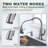 WOWOW Kitchen Faucet with Soap Dispenser-88711575