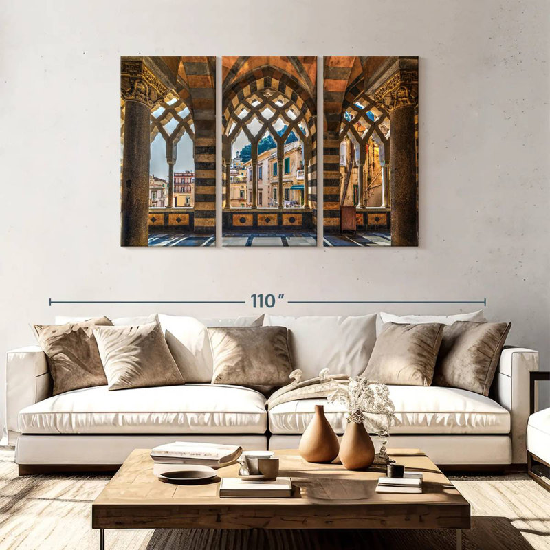 Italie, cathédrale d'Amalfi, H 48 po x l 74 po