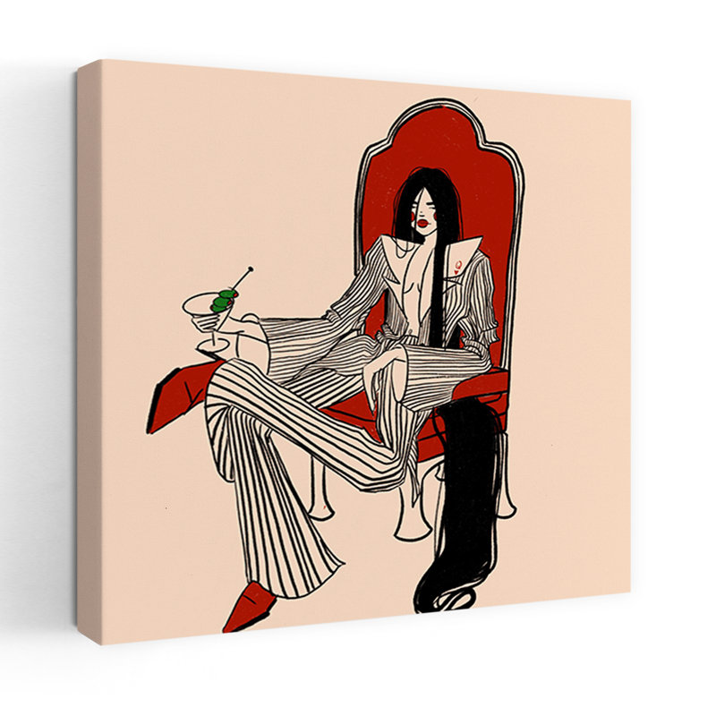 Contemporary Art Contemporary Wall Art by Juliana Kokolari - Wrapped Canvas Print, 91.44 cm H x 91.44 cm W