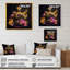 «Chic Black and Gold Perfume Bottle III», impression sur toile-86545451-86545452