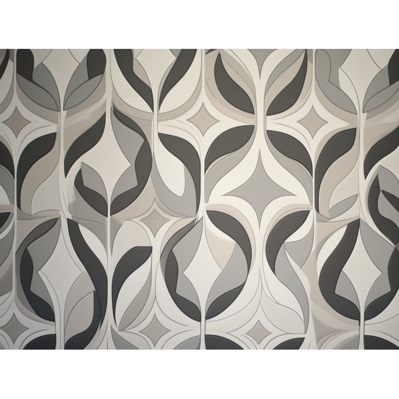 Funky Bedding, Twin Comforter, Gray/White Abstract
