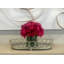 Peony Arrangement in Glass Vase with Grass-2022617962