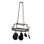 Neo Metal Handcrafted Oval Hanging Pot Rack