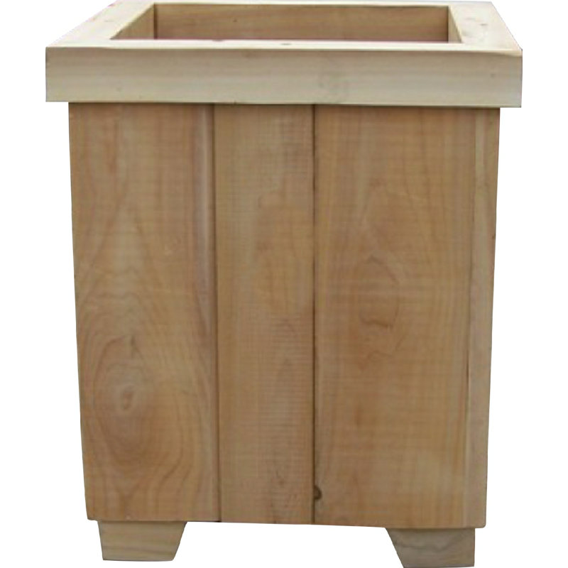 Newbill Handmade Wood Planter Box, 19" H x 16" W x 16" D