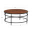 Table basse en bois massif et fer Nalani