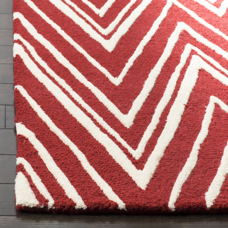 Tapis en laine touffeté à la main Sanyla, Rectangle 3 pi x 5 pi