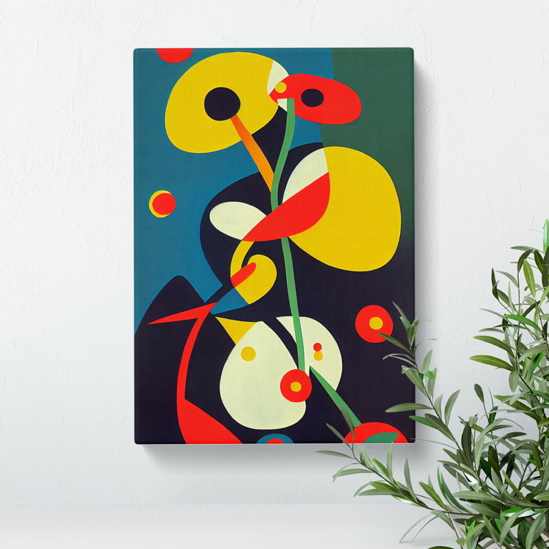Art Flowers Abstract No.1 - Wrapped Canvas, 50cm H x 35cm W x 3cm D
