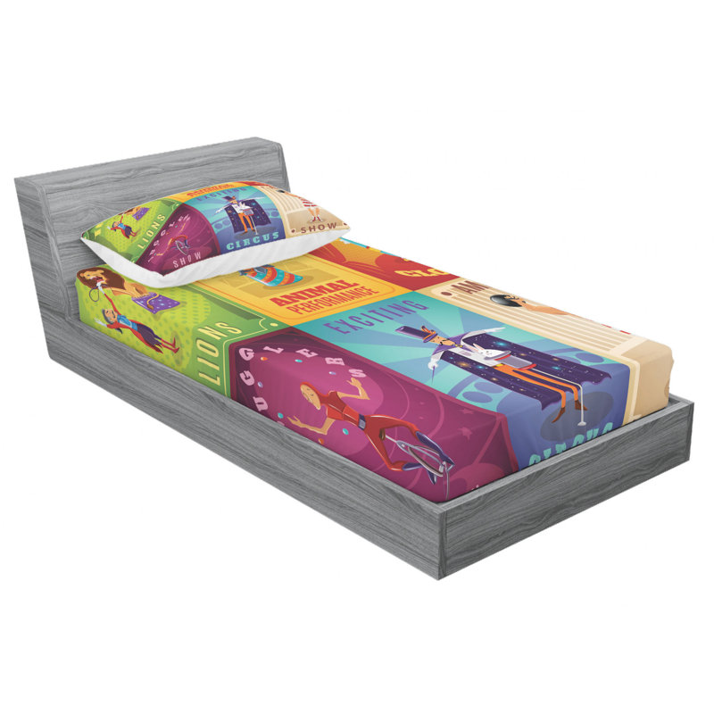 Microfiber Sheet Set, Twin XL Sheet Set with Fitted Sheet