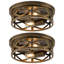 Plafonnier encastré 2 lumières (ensemble de 2)-616834768