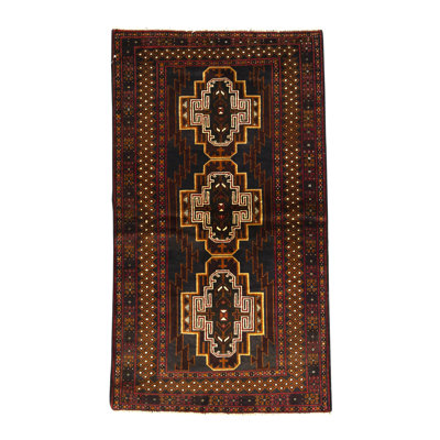 Afghan Wool Southwestern Area Rug