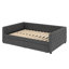Lit de jour double, canapé-lit capitonné capitonné avec couchette, lit de jour avec bouton et clou en cuivre sur accoudoirs carrés, lit de jour double avec couchette simple-1908625362