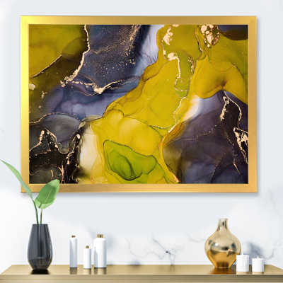 «Mauve et jaune», impression sur toile
