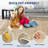 Modern Geometric Area Rug 6x9 Non Slip Washable Rugs for Living Room, Diamond Border Pattern Foldable Soft Carpet, Low Pile Stain Resistant Floor Mats for Dining Room Bedroom, Camel-964315575-964315570