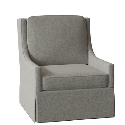 Swivel Slipcovered Armchair