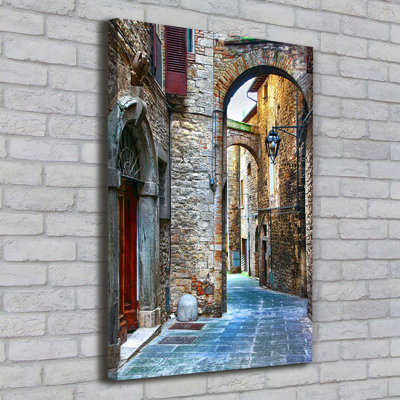 Italian Streets - Wrapped Canvas Print