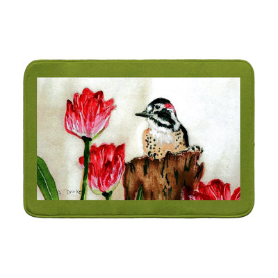 Tapis de bain Woodpecker